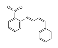 N-(2-nitrophenyl)-3-phenylprop-2-en-1-imine Structure