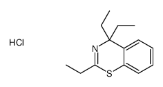 2,4,4-triethyl-1,3-benzothiazine,hydrochloride结构式