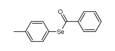 Se-(4-methylphenyl) benzenecarboselenoate Structure