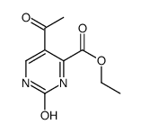 ethyl 5-acetyl-2-oxo-1H-pyrimidine-6-carboxylate结构式