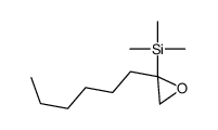 (2-hexyloxiran-2-yl)-trimethylsilane Structure