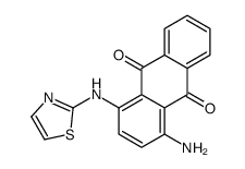 1-amino-4-(1,3-thiazol-2-ylamino)anthracene-9,10-dione Structure