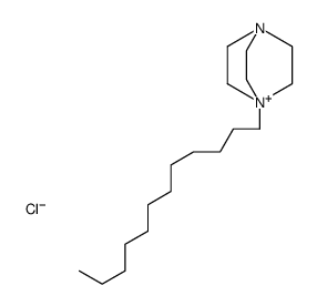 4-dodecyl-1-aza-4-azoniabicyclo[2.2.2]octane,chloride结构式