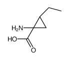 Cyclopropanecarboxylic acid, 1-amino-2-ethyl-, (1S,2S)- (9CI)结构式