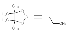 2-(1-Pentynyl)-4,4,5,5-tetramethyl-1,3,2-dioxaborolane Structure