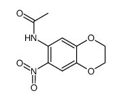 6-acetamido-7-nitro-2,3-dihydro-1,4-benzodioxine Structure