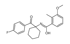 N-[1-(4-fluorobenzoyl)cyclohexyl]-3-methoxy-2-methylbenzamide Structure