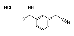 1-(cyanomethyl)pyridin-1-ium-3-carboxamide,chloride Structure