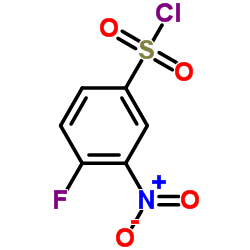 4-氟-3-硝基苯磺酰氯结构式