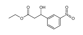 ethyl 3-hydroxy-3-(3-nitrophenyl)propanoate Structure