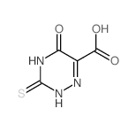 5-oxo-3-sulfanylidene-2H-1,2,4-triazine-6-carboxylic acid picture