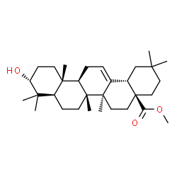 3-HYDROXY-(3ALPHA)-OLEAN-12-EN-28-OIC ACID METHYL ESTER structure