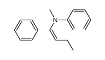 1-(N-Methylanilino)-1-phenyl-1-buten Structure