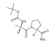 Boc-Ala-Pro-NH2结构式