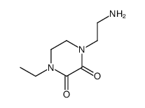 2,3-Piperazinedione,1-(2-aminoethyl)-4-ethyl-(9CI) picture