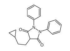 4-(2-cyclopropylethyl)-1,2-diphenylpyrazolidine-3,5-dione Structure