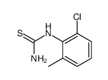 1-(2-Methyl-6-(chlorophenyl)-thiocarbamid结构式