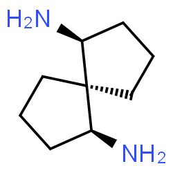 Spiro[4.4]nonane-1,6-diamine, (1S,5S,6S)- (9CI)结构式