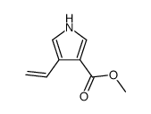 1H-Pyrrole-3-carboxylicacid,4-ethenyl-,methylester(9CI)结构式