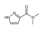 N,N-dimethyl-1H-pyrazole-3-carboxamide structure