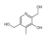 2,5-bis-hydroxymethyl-4-methyl-pyridin-3-ol Structure