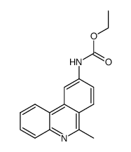 (6-methyl-phenanthridin-9-yl)-carbamic acid ethyl ester Structure