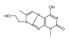 6-(2-hydroxyethyl)-4,7-dimethylpurino[7,8-a]imidazole-1,3-dione结构式