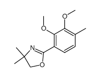 2-(2,3-dimethoxy-4-methylphenyl)-4,4-dimethyl-4,5-dihydro-oxazole结构式