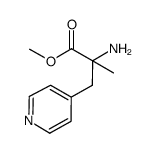 methyl 2-amino-2-methyl-3-pyridin-4-ylpropanoate Structure