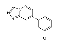 7-(3-chlorophenyl)-[1,2,4]triazolo[4,3-b][1,2,4]triazine Structure