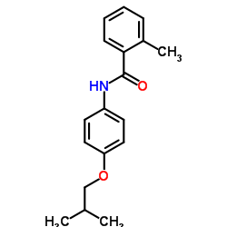 N-(4-Isobutoxyphenyl)-2-methylbenzamide Structure