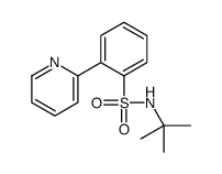 N-tert-butyl-2-pyridin-2-ylbenzenesulfonamide Structure