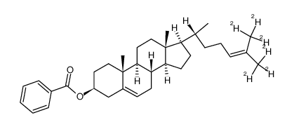 [26,27-2H6]desmosteryl benzoate结构式