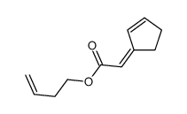 but-3-enyl 2-cyclopent-2-en-1-ylideneacetate结构式