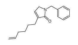 1-benzyl-4-hex-5-enyl-2H-pyrrol-5-one Structure