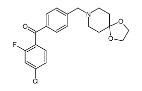 4-氯-4'-[8-(1,4-二恶-8-氮杂螺-[4.5]癸基)甲基]-2-氟苯甲酮图片