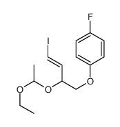 1-[2-(1-ethoxyethoxy)-4-iodobut-3-enoxy]-4-fluorobenzene Structure