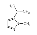 1-(2-methylpyrazol-3-yl)ethanamine structure