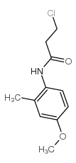 3-氯-n-(4-甲氧基-2-甲基苯基)丙酰胺图片