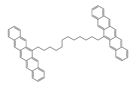 6-(12-pentacen-6-yldodecyl)pentacene结构式