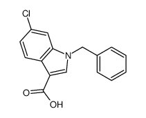 1-benzyl-6-chloroindole-3-carboxylic acid Structure