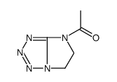 4H-Imidazo[1,2-d]tetrazole, 4-acetyl-5,6-dihydro- (9CI) structure