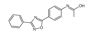 N-[4-(3-phenyl-1,2,4-oxadiazol-5-yl)phenyl]acetamide结构式