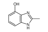 1H-Benzimidazol-4-ol,2-methyl-(9CI) Structure