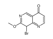 8-溴-7-甲氧基-1,6-萘啶-4(1H)-星空app结构式