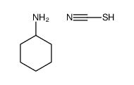 cyclohexanamine,thiocyanic acid Structure