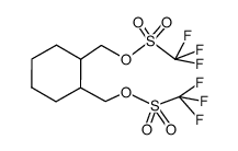 cyclo-C6H10(CH2OSO2CF3)2结构式