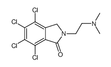 4,5,6,7-tetrachloro-2-(2-dimethylamino-ethyl)-isoindolin-1-one结构式