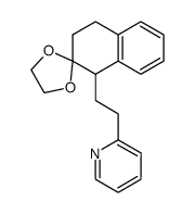 2-[2-(3',4'-dihydro-1'H-spiro[[1,3]dioxolane-2,2'-naphthalen]-1'-yl)-ethyl]-pyridine结构式