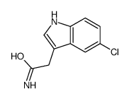 2-(5-chloro-1H-indol-3-yl)acetamide结构式